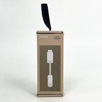 Sonos Line-In Adapter USB-C auf 3,5mm Klinke, Weiß, kompatibel mit USB 3.1, Audioanschluss für Sonos Geräte