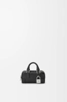 LOEWE Amazona Nano bag, glossy calfskin leather, black,...