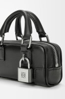 LOEWE Amazona Nano bag, glossy calfskin leather, black, compact dimensions 5.5 x 11.5 x 3.5 cm, used