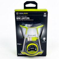 GoalZero Mini LED Leuchtturm Reiselaterne, Schwarz/Grün, 210 Lumen, 180° und 360° Lichtoptionen