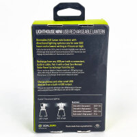 GoalZero Mini LED Leuchtturm Reiselaterne, Schwarz/Grün, 210 Lumen, 180° und 360° Lichtoptionen