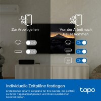 Tapo H110 IR-Fernbedienung mit Hub, kompatibel mit 18 Gerätetypen, 8000+ Marken, Alexa/Siri, Matter, Timer, Schwarz