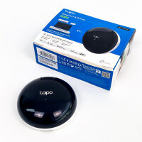 Tapo H110 IR-Fernbedienung mit Hub, kompatibel mit 18 Gerätetypen, 8000+ Marken, Alexa/Siri, Matter, Timer, Schwarz