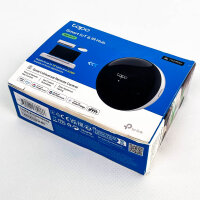 Tapo H110 IR-Fernbedienung mit Hub, kompatibel mit 18 Gerätetypen, 8000+ Marken, Alexa/Siri, Matter, Timer, Schwarz