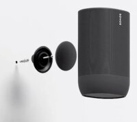 SONOS MOVE Wandhalterung, Schwarz, stabile Halterung für SONOS MOVE Lautsprecher, einfache Montage