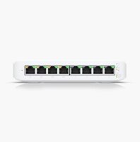 Ubiquiti UniFi USW-Lite-8-POE Layer-2 Managed Switch, 8x Gigabit Ports, 4x PoE+ (52W), Desktop & Wandmontage, Weiß