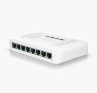 Ubiquiti UniFi USW-Lite-8-POE Layer-2 Managed Switch, 8x Gigabit Ports, 4x PoE+ (52W), Desktop & Wandmontage, Weiß