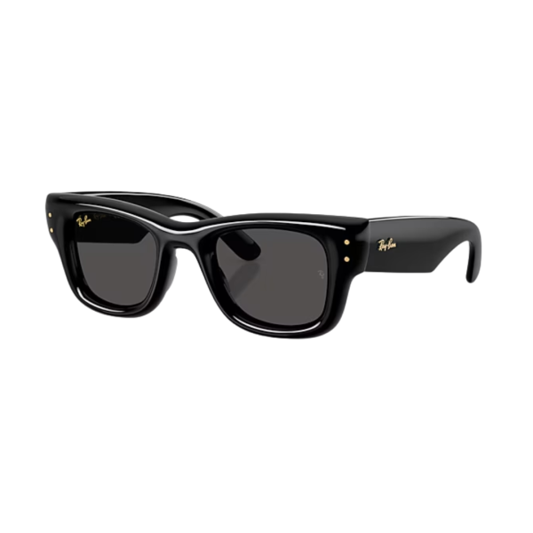 Ray-Ban Wayfarer Puffer Sonnenbrille Schwarz 50-23-150 x Asap Rocky Edition