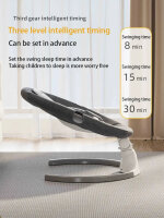 Yazoco D008-UP Elektrischer Baby-Schaukelstuhl Pink, Komfortliege, 0-3 Jahre, Luxus Babybett mit Schaukelfunktion