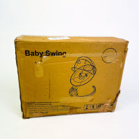 Yazoco D008-UP Elektrischer Baby-Schaukelstuhl Pink, Komfortliege, 0-3 Jahre, Luxus Babybett mit Schaukelfunktion