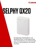 Canon SELPHY QX20 mobile photo printer, Wi-Fi,...