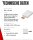 Canon SELPHY QX20 mobile photo printer, Wi-Fi, dye-sublimation printing, 2 sticker paper sizes, USB-C charging, white, without ribbon/paper
