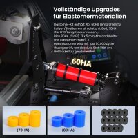 SIMSONN Plus X P3-H3-Plate Hydraulik Sim Racing Pedale PC mit VAM Vibrationsmotor und haptischer Unterstützung, schwarz