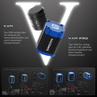 SIMSONN Plus X P3-H3-Plate Hydraulik Sim Racing Pedale PC mit VAM Vibrationsmotor und haptischer Unterstützung, schwarz