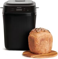 Panasonic SD-PN100KXE Mini Bread Maker with 18 Programs, Gluten-Free Option, Dual Temperature Sensors, Artisan Kneading System, Easy Operation