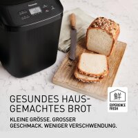 Panasonic SD-PN100KXE Mini Bread Maker with 18 Programs, Gluten-Free Option, Dual Temperature Sensors, Artisan Kneading System, Easy Operation