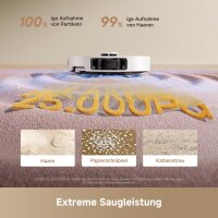 DREAME L10s Ultra Gen 3 robot vacuum and mop with 25,000 Pa suction power, side brush, mop, self-cleaning docking station, app and voice control