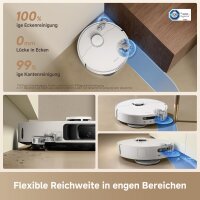 DREAME L10s Ultra Gen 3 robot vacuum and mop with 25,000 Pa suction power, side brush, mop, self-cleaning docking station, app and voice control