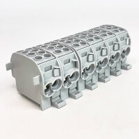 Weidmüller WPD 102 Verteilerblock 5 Stück, 2x35/2x25 mm², grau, robuste Verbindungslösung
