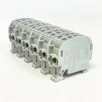 Weidmüller WPD 102 Verteilerblock 5 Stück, 2x35/2x25 mm², grau, robuste Verbindungslösung