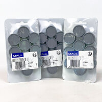 MAUL Industriemagnet Ø 29 mm, Tragkraft 1,0 kg, 30 Stück (3x 10)