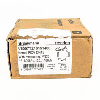 Resideo Kombi-PICV Druckunabhängiges Regelventil DN 15, PN 25, 120-1400 l/h, 18-600 kPa