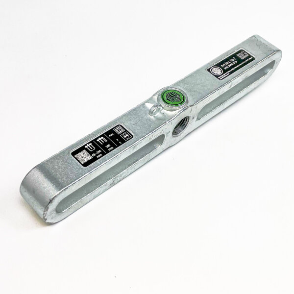 KUKKO 18-2-T Traverse für Abziehvorrichtungen, Bohrung G 1/2", 68-244 mm, 260 mm Länge, max. 7 Tonnen Belastung