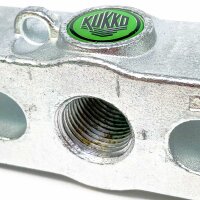 KUKKO 18-2-T Traverse für Abziehvorrichtungen, Bohrung G 1/2", 68-244 mm, 260 mm Länge, max. 7 Tonnen Belastung