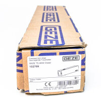 GEZE TS 4000 door closer 102789, top-mounted, silver EV 1, durable and robust