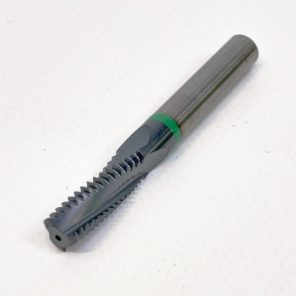 Holex M10 Gewindefräser mit glattem Schaft 2xD, TiAlN-Beschichtung, Modell 139651