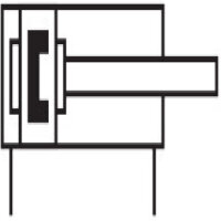 Festo ADVU-20-50-P-A compact cylinder, metric, 50 mm stroke, compact design, robust and precise