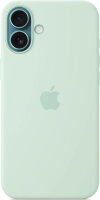 Apple iPhone 16 Plus silicone case with MagSafe, camera...