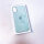 Apple iPhone 16 Plus silicone case with MagSafe, camera protection, aquamarine color