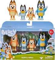 BlueY 13009 Set of 4 posable figures (Family, Bingo,...