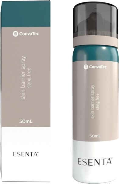 ConvaTec ESENTA Skin Protection Spray 50 ml, skin-protecting, non-drying, latex-free, ideal for oral cavities and wounds, daily use