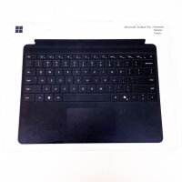 Microsoft Surface Pro Tastatur, QWERTY-Ziffernblock, integriertes Touchpad, Schwarz