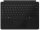 Microsoft Surface Pro Tastatur, QWERTY-Ziffernblock, integriertes Touchpad, Schwarz