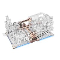 ROKR LG01 3D-Puzzle Murmelbahn Verbindungselemente aus Metall und Spielholz, Link Pack