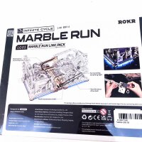 ROKR LG01 3D-Puzzle Murmelbahn Verbindungselemente aus Metall und Spielholz, Link Pack