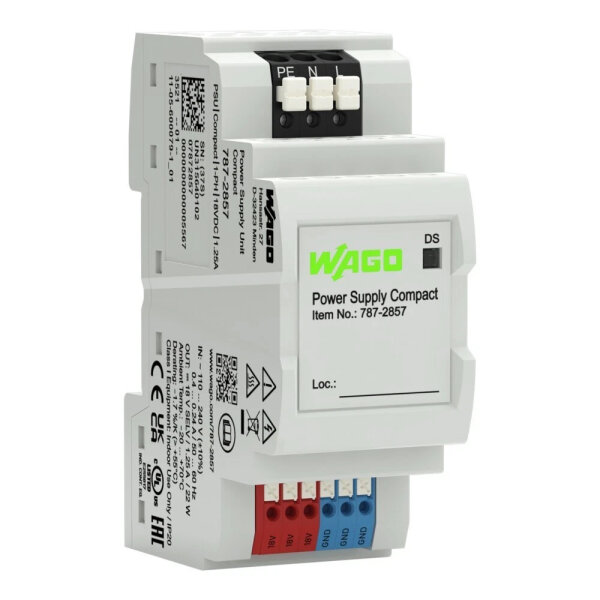 WAGO Kompaktes 1-phasiges Netzteil 18 V DC 1,25 A