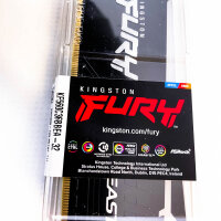 Kingston FURY Beast Black RGB EXPO 32GB DDR5 Gaming RAM, Intel XMP 3.0, Einzelmodul KF560C36BBEA-32