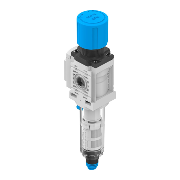 FESTO MS4-LFR-1/4-D6-C-P-VC-A8-B Filterregler, 24 Stück, Luftaufbereitung, Druckregelung, kompakt, robust