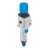 FESTO MS4-LFR-1/4-D6-C-P-VC-A8-B Filterregler, 24 Stück, Luftaufbereitung, Druckregelung, kompakt, robust