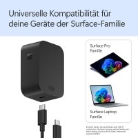 Microsoft Surface 45W USB-C Wall Charger, 5V 2.36A, Wired, Fast Charging
