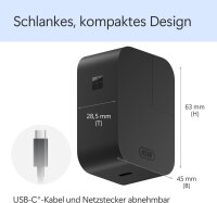 Microsoft Surface 45W USB-C Wall Charger, 5V 2.36A, Wired, Fast Charging