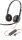 Plantronics Blackwire C3220 On-Ear Headset with USB-C & 3.5mm jack, noise cancellation, Soundguard, flexible microphone, black-red