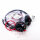 Plantronics Blackwire C3220 On-Ear Headset with USB-C & 3.5mm jack, noise cancellation, Soundguard, flexible microphone, black-red