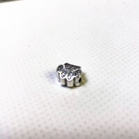 Pandora Passions Charm Pfote Glitzer Sterlingsilber Karabinerverschluss 10x11 mm