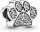 Pandora Passions Charm Pfote Glitzer Sterlingsilber Karabinerverschluss 10x11 mm