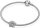 Pandora Passions Charm Pfote Glitzer Sterlingsilber Karabinerverschluss 10x11 mm